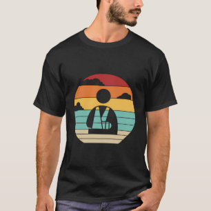 Camiseta Pierna De Brazo Rota Retro Brote Bone Finger Bon
