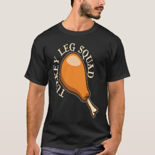 Camiseta Pierna de Pavo Escuadrón Ren Faire Medieval Renaci