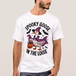 Camiseta Pierna espeluznante en el Gorra de brujas suelto y