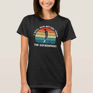 Camiseta Pierna Ósea De Anclo Roto- Sigue Corriendo Mejor Q