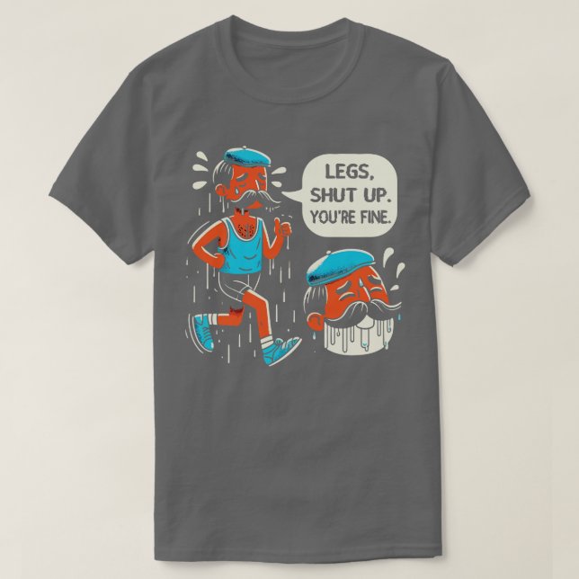 Camiseta Piernas Cállate, Amante De La Percha (Diseño del anverso)
