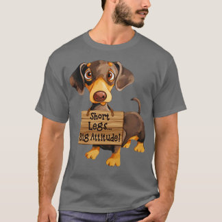 Camiseta Piernas cortas Gran Actitud Dachshund