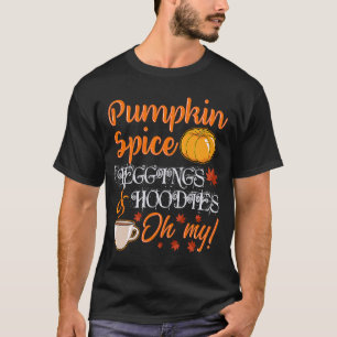 Camiseta Piernas de especias de calabaza y patatas