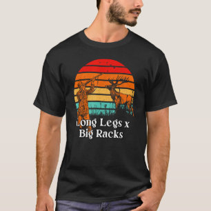 Camiseta Piernas largas x grandes racks Caza de ciervos Elk