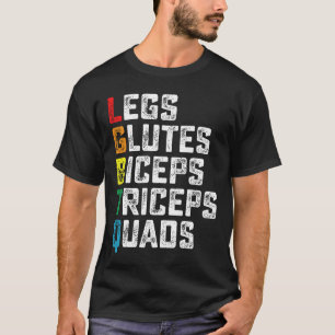Camiseta Piernas LGBTQ Glutes Biceps Triceps Quads Gimnasio