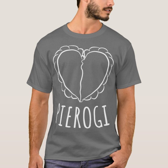 Camiseta Pierogi Heart Polaco (Anverso)