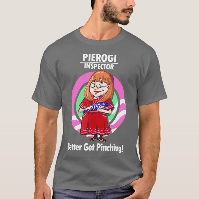 Camiseta Pierogi Inspector T Funny Xmas Dinner Gift Kids (Anverso)