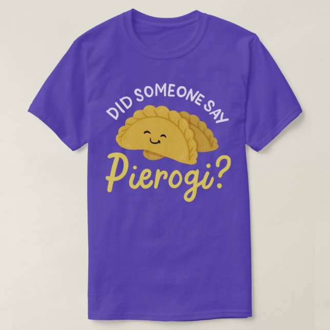 Camiseta Pierogi Kielbasa Polonia Kawaii (Diseño del anverso)