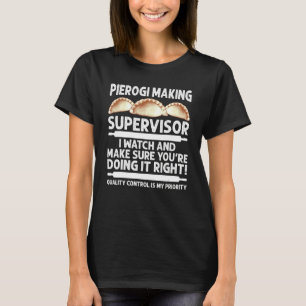 Camiseta Pierogi para hombres mujeres Comida polaca Foodie