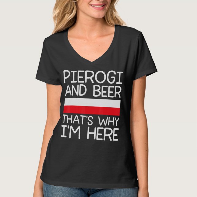 Camiseta pierogi polaco (Anverso)