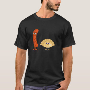 Camiseta Pierogi y Kielbasa Comida Polaca Polonia