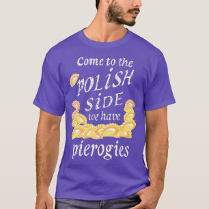 Camiseta Pierogías laterales polacas Funny Pierogi Food