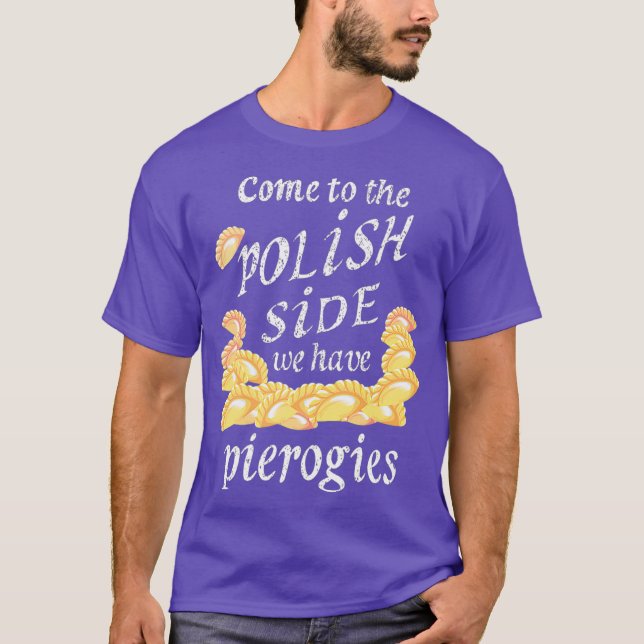 Camiseta Pierogías laterales polacas Funny Pierogi Food (Anverso)