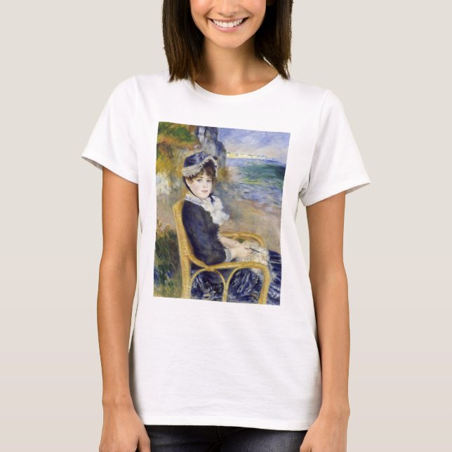 Camiseta Pierre-Auguste Renoir - A orillas del mar (Anverso)