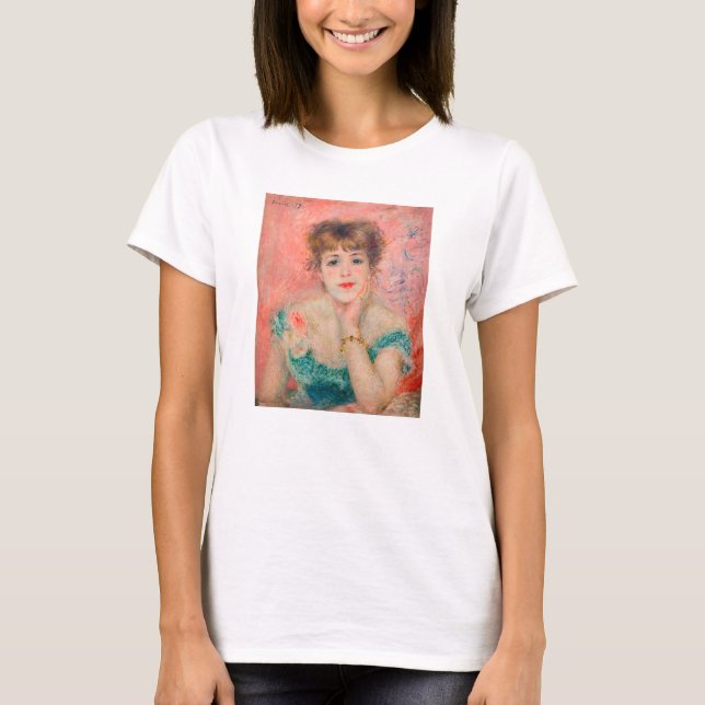 Camiseta Pierre-Auguste Renoir - Actriz Jeanne Samary (Anverso)