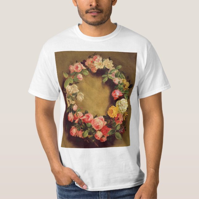 Camiseta Pierre-Auguste Renoir - Corona de Rosas (Anverso)