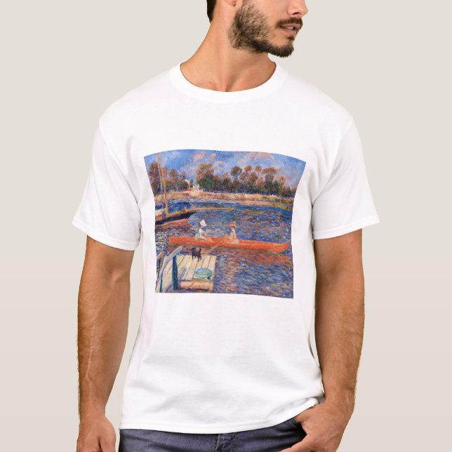 Camiseta Pierre-Auguste Renoir - El Sena en Argenteuil (Anverso)
