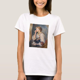 Camiseta Pierre-Auguste Renoir - Mujer con carta