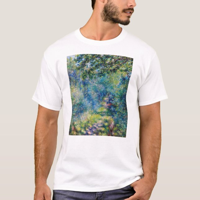 Camiseta Pierre-Auguste Renoir - Sendero por el bosque (Anverso)