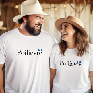 Camiseta Pierre Poilievre Bandera Oficial Canadiense