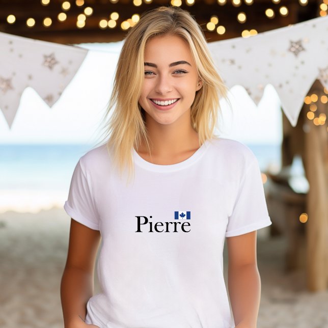 Camiseta Pierre Poilievre con bandera oficial de Canadá (Subido por el creador)