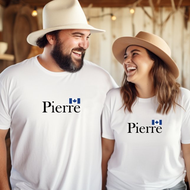 Camiseta Pierre Poilievre con bandera oficial de Canadá (Subido por el creador)