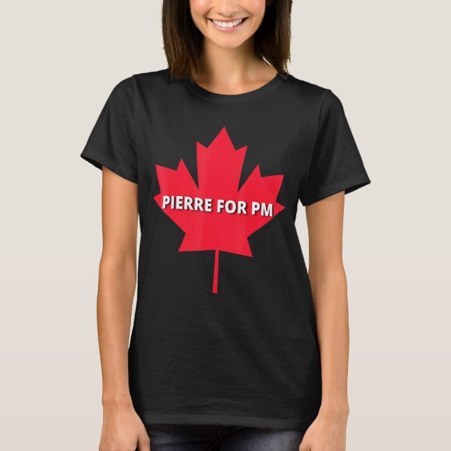 Camiseta Pierre Poilievre Para Primer Ministro (Anverso)