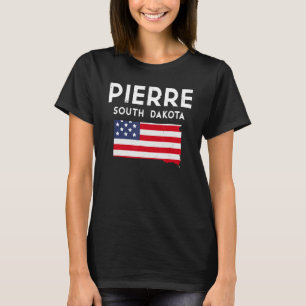 Camiseta Pierre South Dakota Estados Unidos de América Viaj
