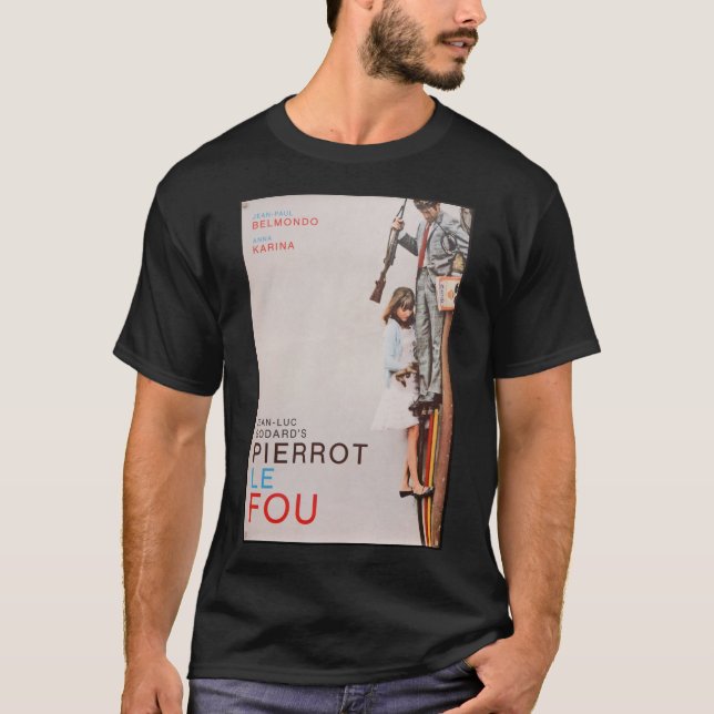 Camiseta Pierrot le Fou Poster (Anverso)