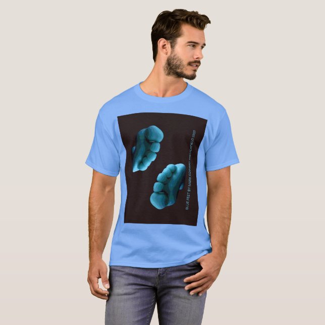 Camiseta Pies Azules (Anverso completo)