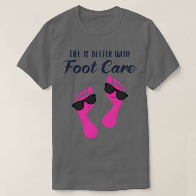 Camiseta Pies Care Podiatra de pedicura Nail Salon Gift 1 (Diseño del anverso)