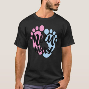Camiseta Pies de Bebé Adorables Humanos Pequeños Enfermera
