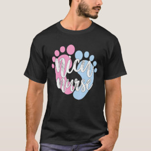 Camiseta Pies De Bebé Pequeños Humanos Icu Neonatal Nicu En