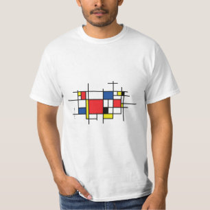 Camiseta Piet Mondriaan, Abstracte moderne kunst