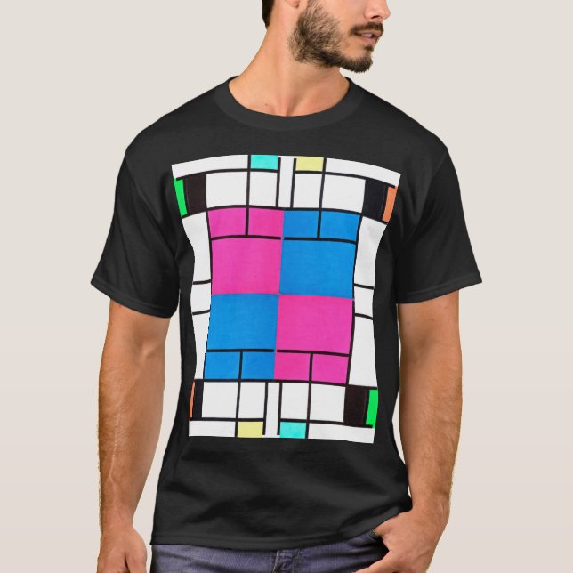 Camiseta Piet Mondrian (Anverso)