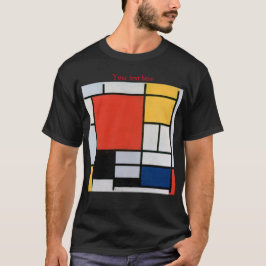 Camiseta Piet Mondrian Abstracto