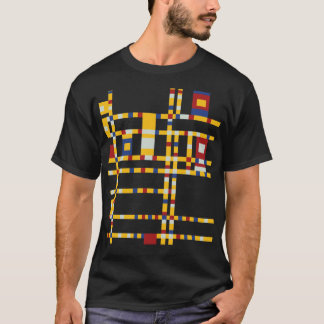 Camiseta Piet Mondrian - Broadway Boogie Woogie Arte Modern