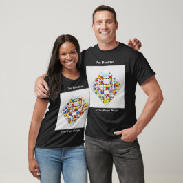 Camiseta Piet Mondrian Victory Boogie Woogie