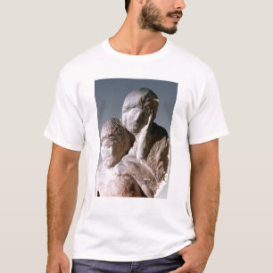 Camiseta Pieta de Rondanini, detalle de las cabezas de
