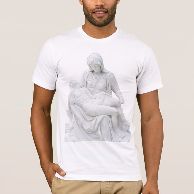 Camiseta Pieta esculpida (Anverso)