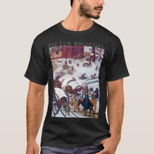 Camiseta Pieter Bruegel, el mayor, el censo en Belén
