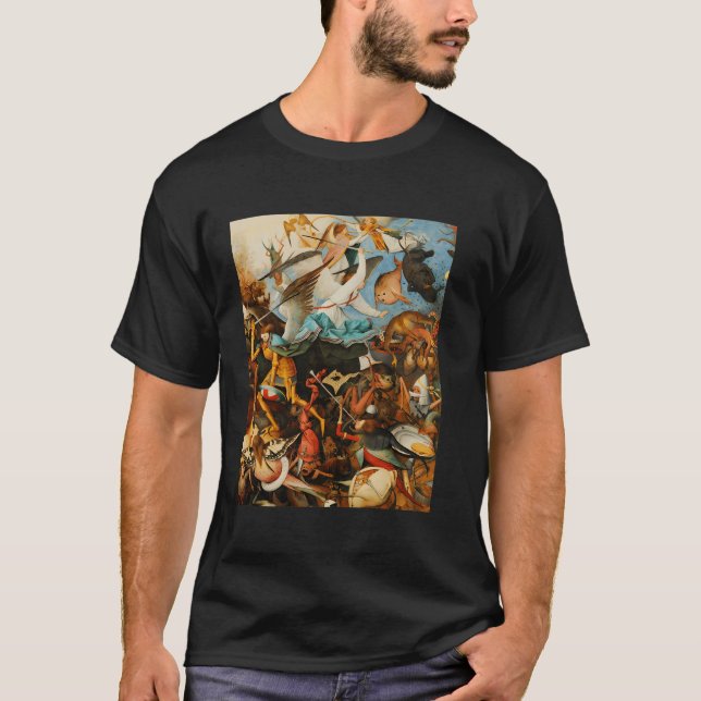 Camiseta Pieter Bruegel El Mayor - La Caída De Los Ángeles (Anverso)