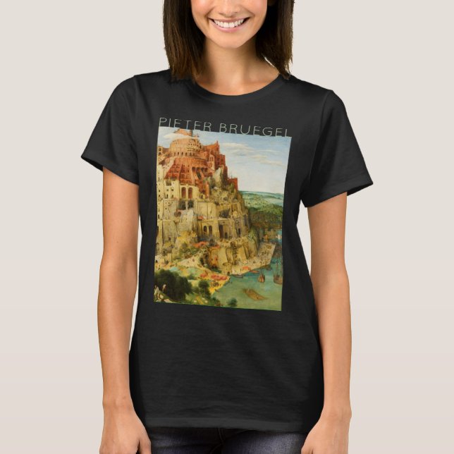 Camiseta Pieter Bruegel El Viejo La Gran Torre de Babel (Anverso)