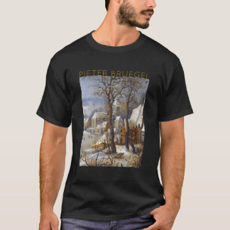 Camiseta Pieter Bruegel The Elder - Paisaje Invierno Con B