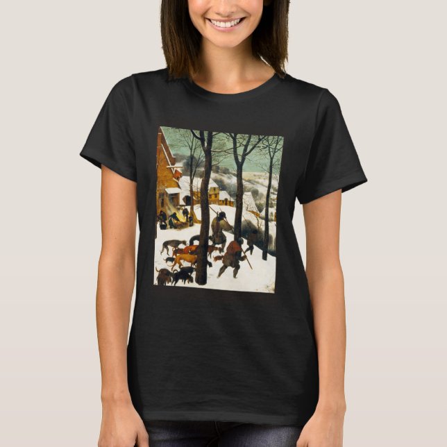 Camiseta Pieter Bruegel The Elder The Hunters in the Snow (Anverso)