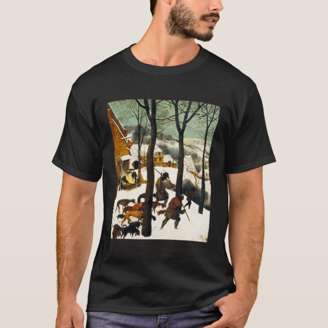Camiseta Pieter Bruegel The Elder The Hunters in the Snow (Anverso)