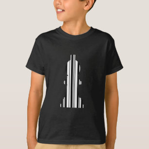 Camiseta pieza de ajedrez alfil código de barras Código de 