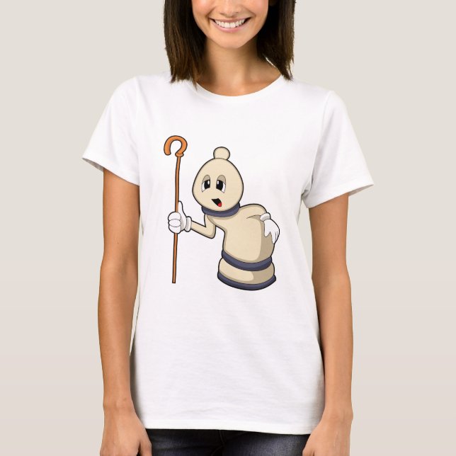 Camiseta Pieza de ajedrez Alfil en el ajedrez (Anverso)