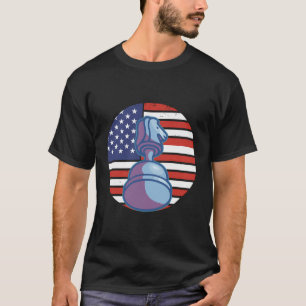 Camiseta Pieza de ajedrez América Pieza de ajedrez