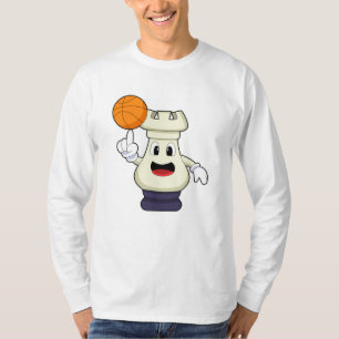 Camiseta Pieza de ajedrez arroba en baloncesto deportivo